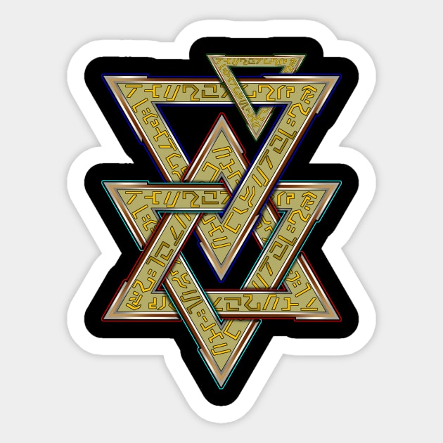 triangle Sticker by SabarAja